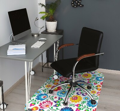 Tapis bureau art folklorique