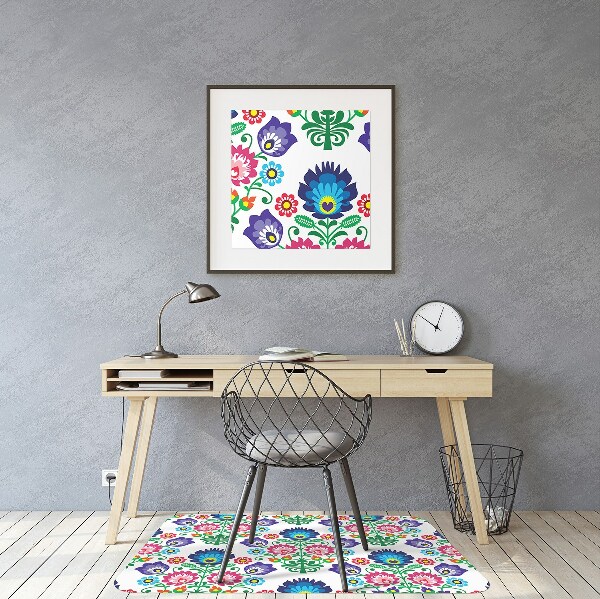 Tapis bureau Modèle folklorique