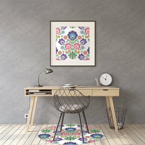 Tapis bureau Modèle folklorique