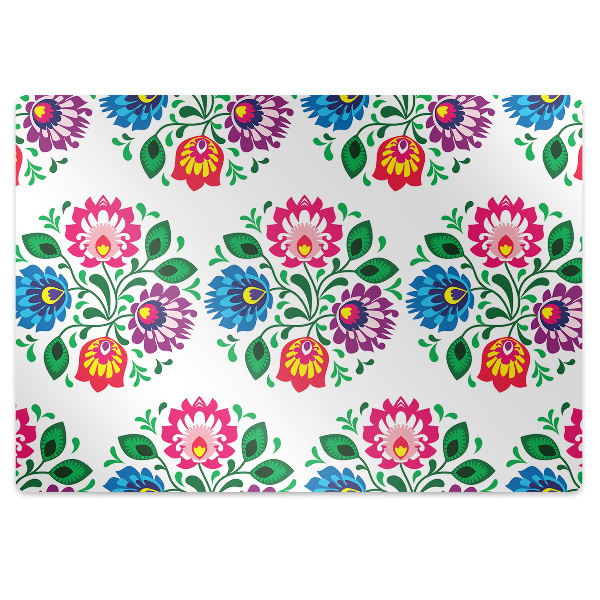 Tapis pour chaise de bureau Fleurs de style fleur