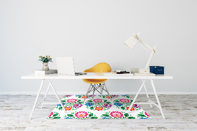 Tapis pour chaise de bureau Fleurs de style fleur