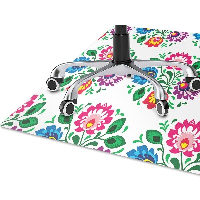 Tapis pour chaise de bureau Fleurs de style fleur