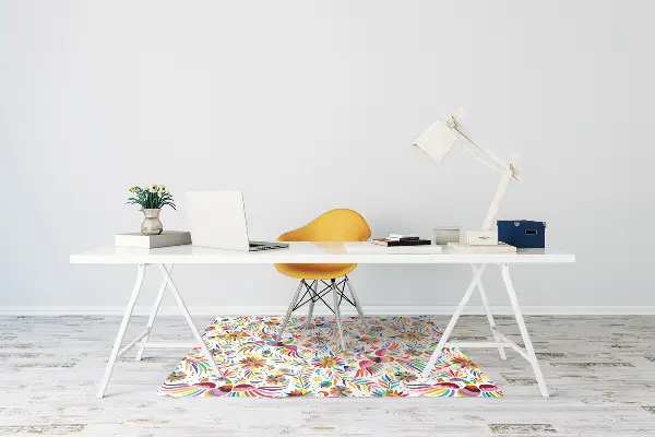 Tapis de chaise de bureau Des oiseaux