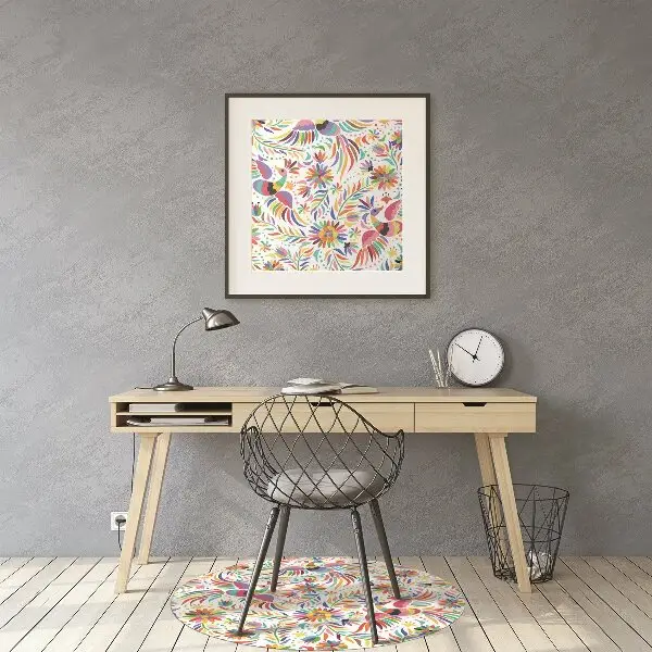 Tapis de chaise de bureau Des oiseaux