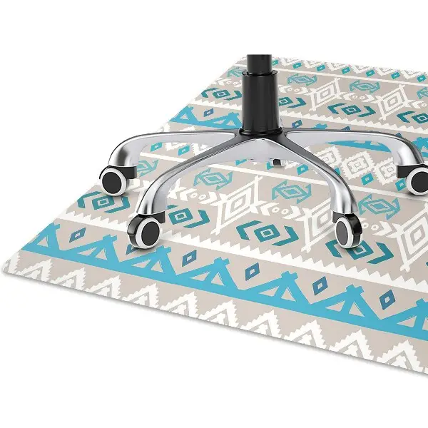 Tapis protège sol Art tribal