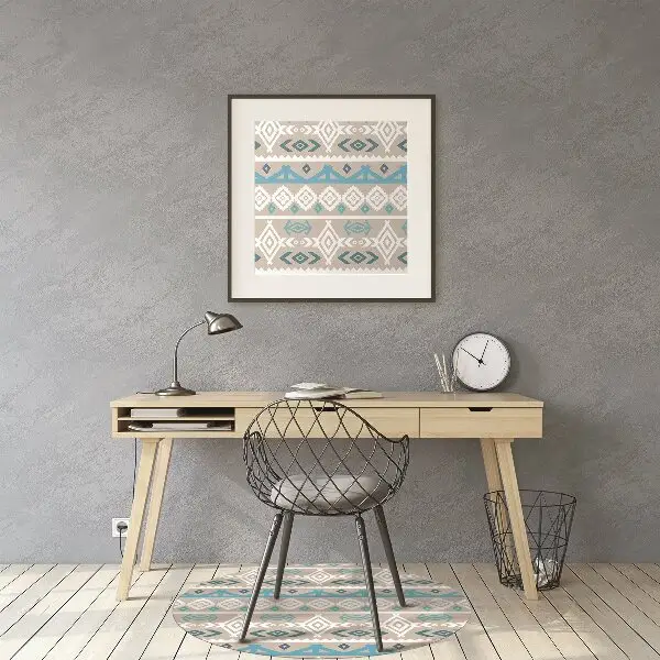 Tapis protège sol Art tribal