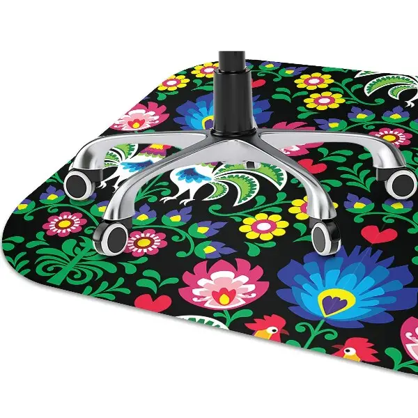 Tapis bureau art folklorique