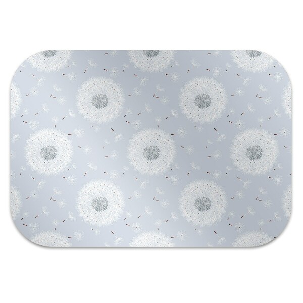 Tapis pour chaise de bureau pissenlit