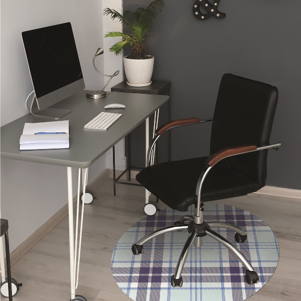 Tapis bureau Tartan