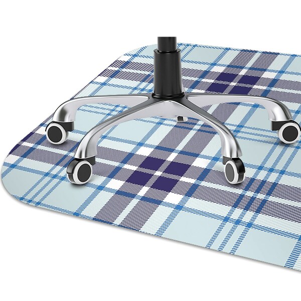 Tapis bureau Tartan