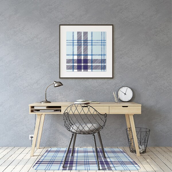 Tapis bureau Tartan