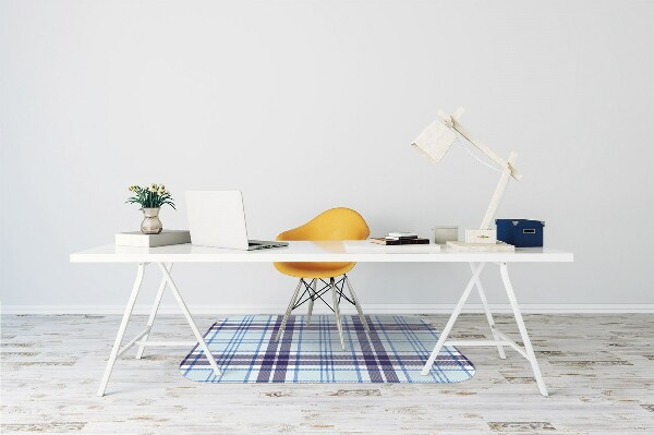 Tapis bureau Tartan