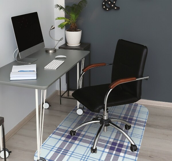 Tapis bureau Tartan