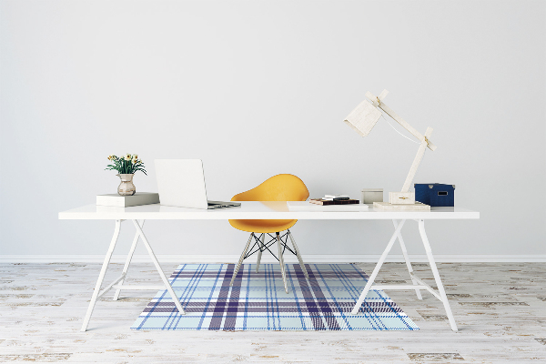 Tapis bureau Tartan