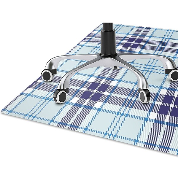 Tapis bureau Tartan