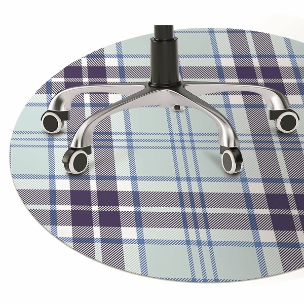 Tapis bureau Tartan