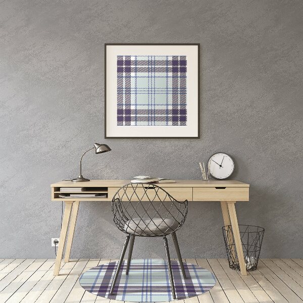 Tapis bureau Tartan