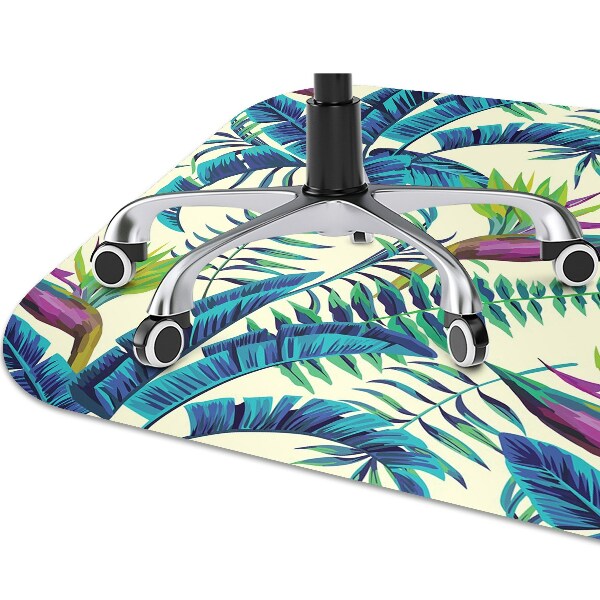 Tapis protège sol Image tropicale