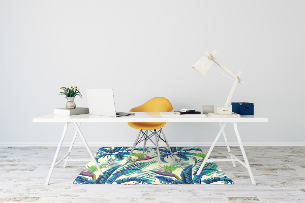 Tapis protège sol Image tropicale