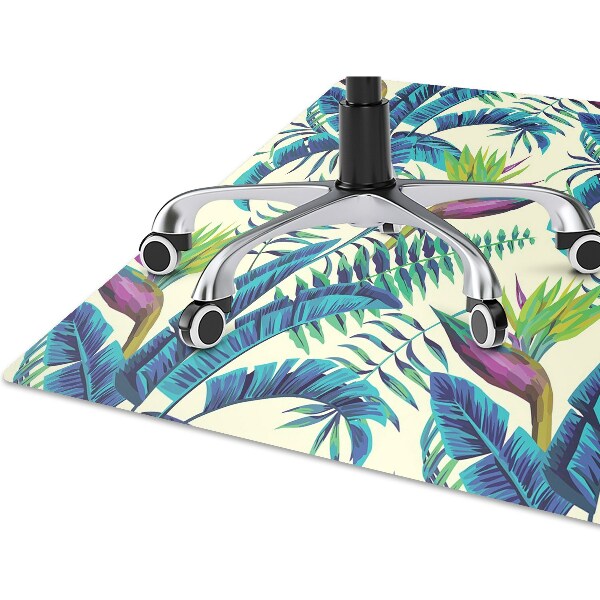Tapis protège sol Image tropicale