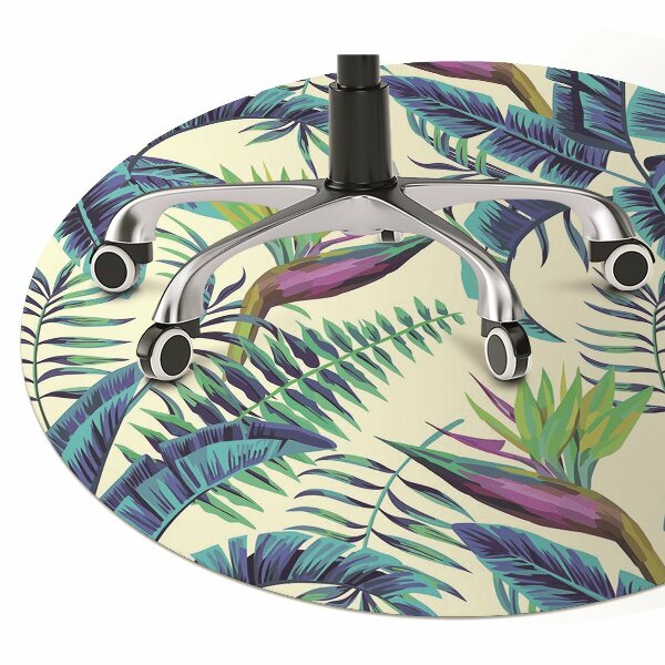 Tapis protège sol Image tropicale
