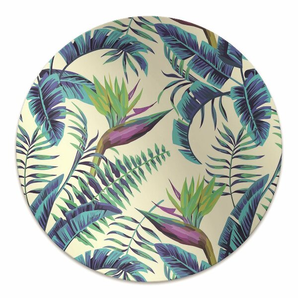 Tapis protège sol Image tropicale