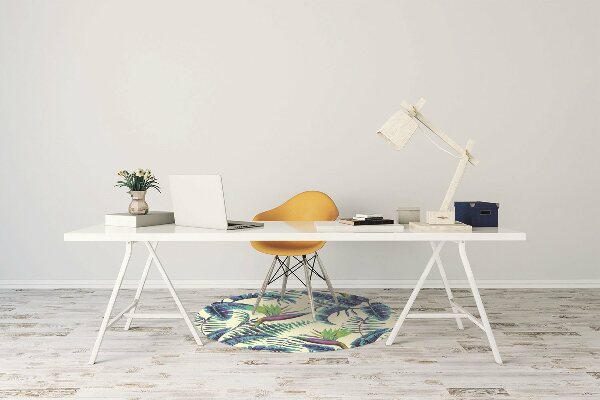 Tapis protège sol Image tropicale