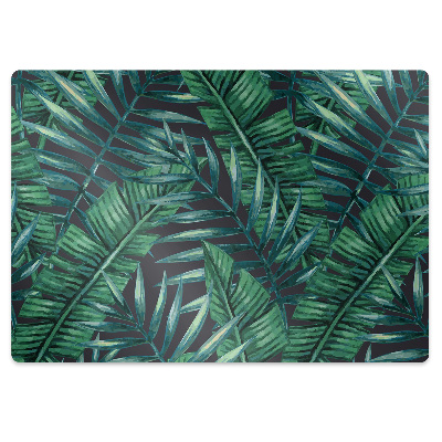 Tapis fauteuil bureau do biura Feuilles tropicales