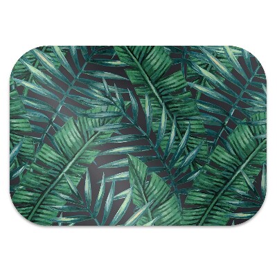 Tapis fauteuil bureau do biura Feuilles tropicales