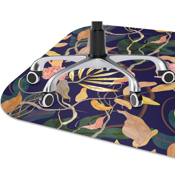 Tapis de chaise de bureau Plantes portuaires