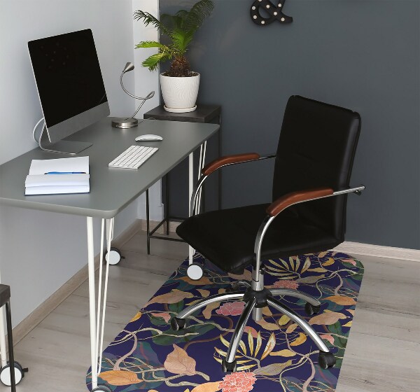 Tapis de chaise de bureau Plantes portuaires
