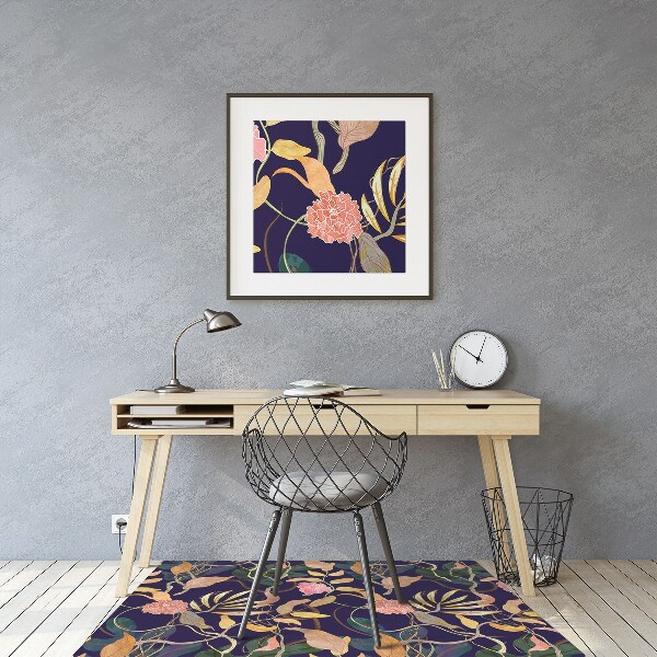Tapis de chaise de bureau Plantes portuaires