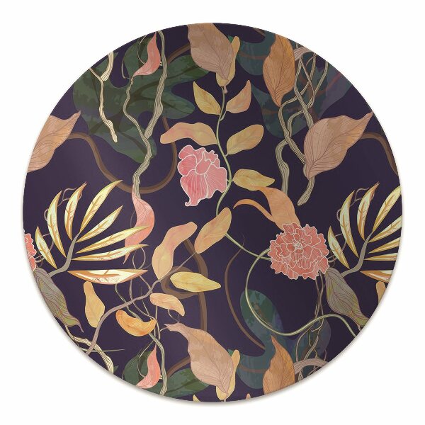 Tapis de chaise de bureau Plantes portuaires