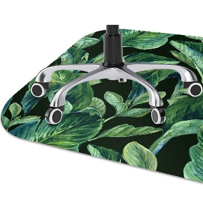 Tapis fauteuil bureau do biura Feuilles tropicales