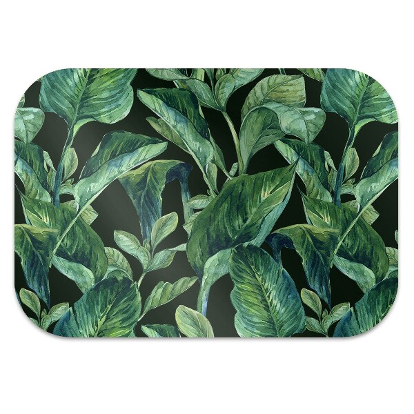 Tapis fauteuil bureau do biura Feuilles tropicales