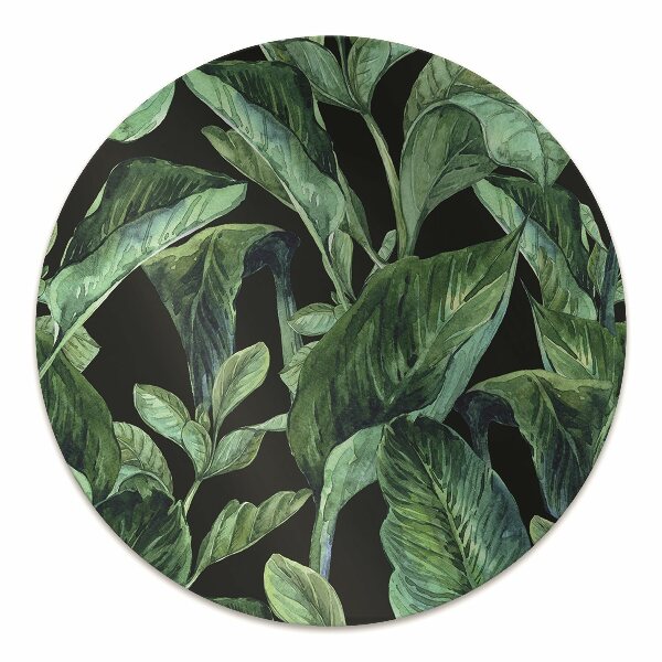 Tapis fauteuil bureau do biura Feuilles tropicales