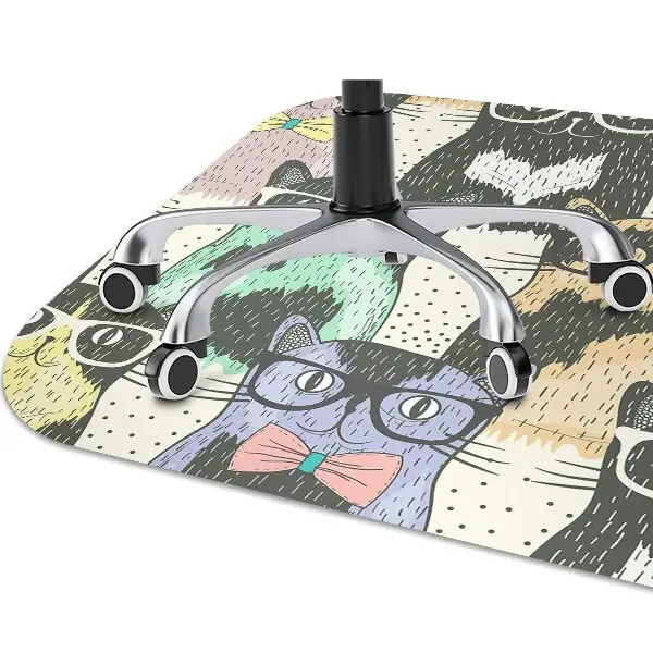 Tapis de chaise de bureau Chats