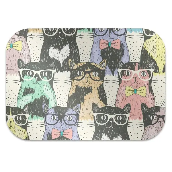 Tapis de chaise de bureau Chats
