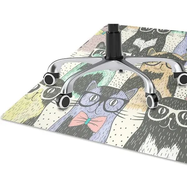 Tapis de chaise de bureau Chats