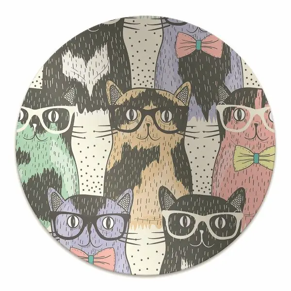 Tapis de chaise de bureau Chats