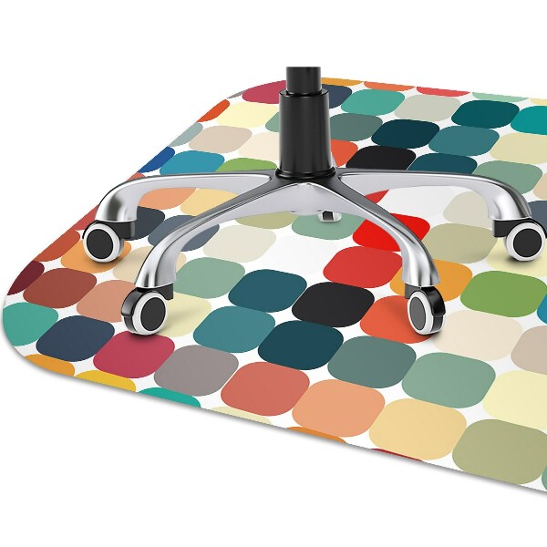 Tapis fauteuil bureau do biura Modèle géométrique