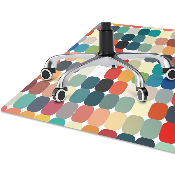 Tapis fauteuil bureau do biura Modèle géométrique