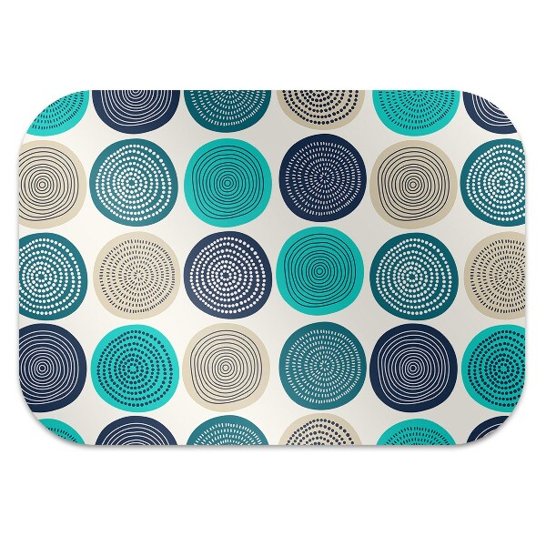 Tapis fauteuil bureau do biura Cercles abstraits