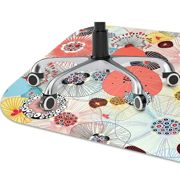 Tapis pour chaise de bureau Motif floral