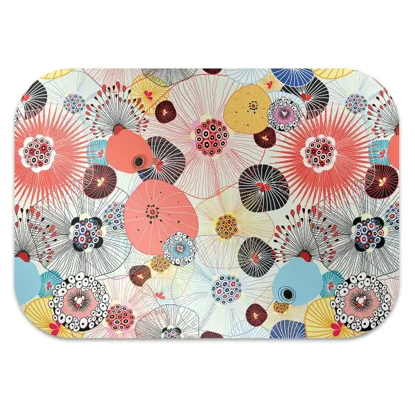 Tapis pour chaise de bureau Motif floral