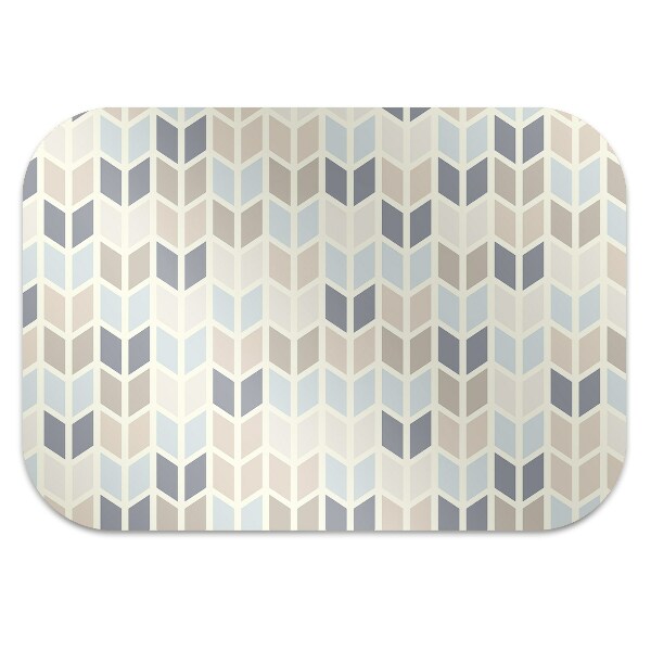 Tapis fauteuil bureau Texture géométrique