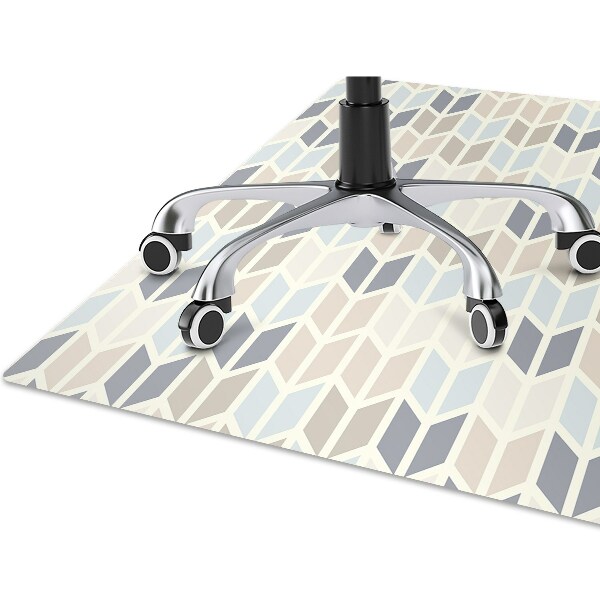 Tapis fauteuil bureau Texture géométrique