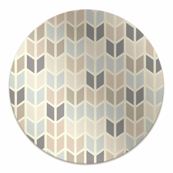 Tapis fauteuil bureau Texture géométrique