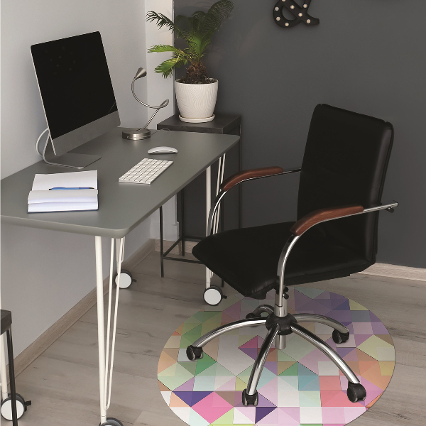 Tapis protège sol Mosaïque colorée