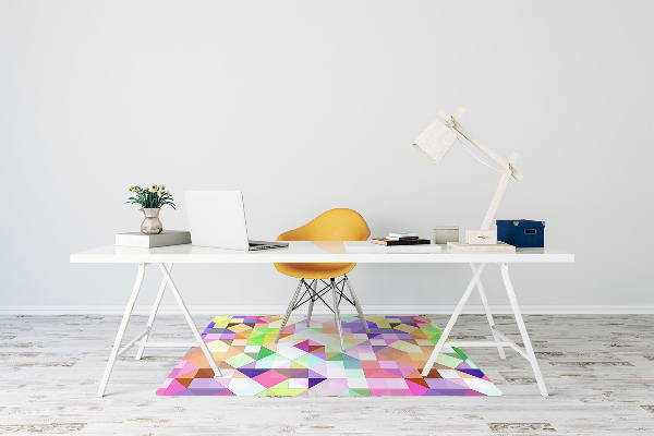 Tapis protège sol Mosaïque colorée